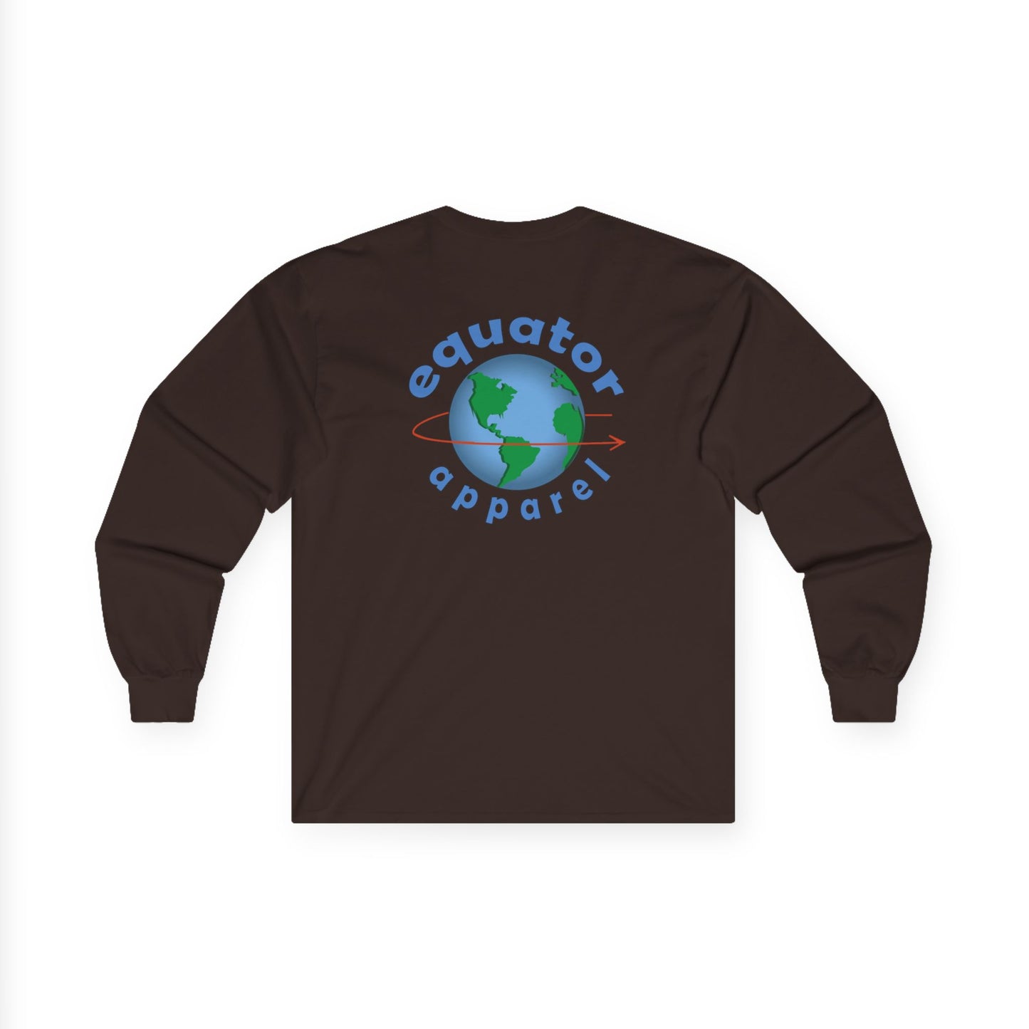 classic logo long sleeve (dark chocolate)