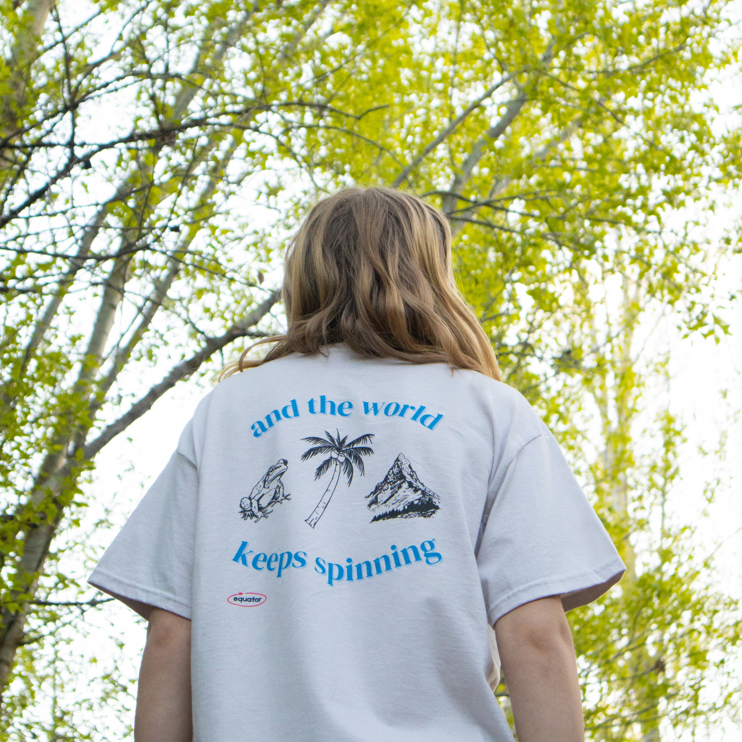 world spins t-shirt (LIMITED EDITION)