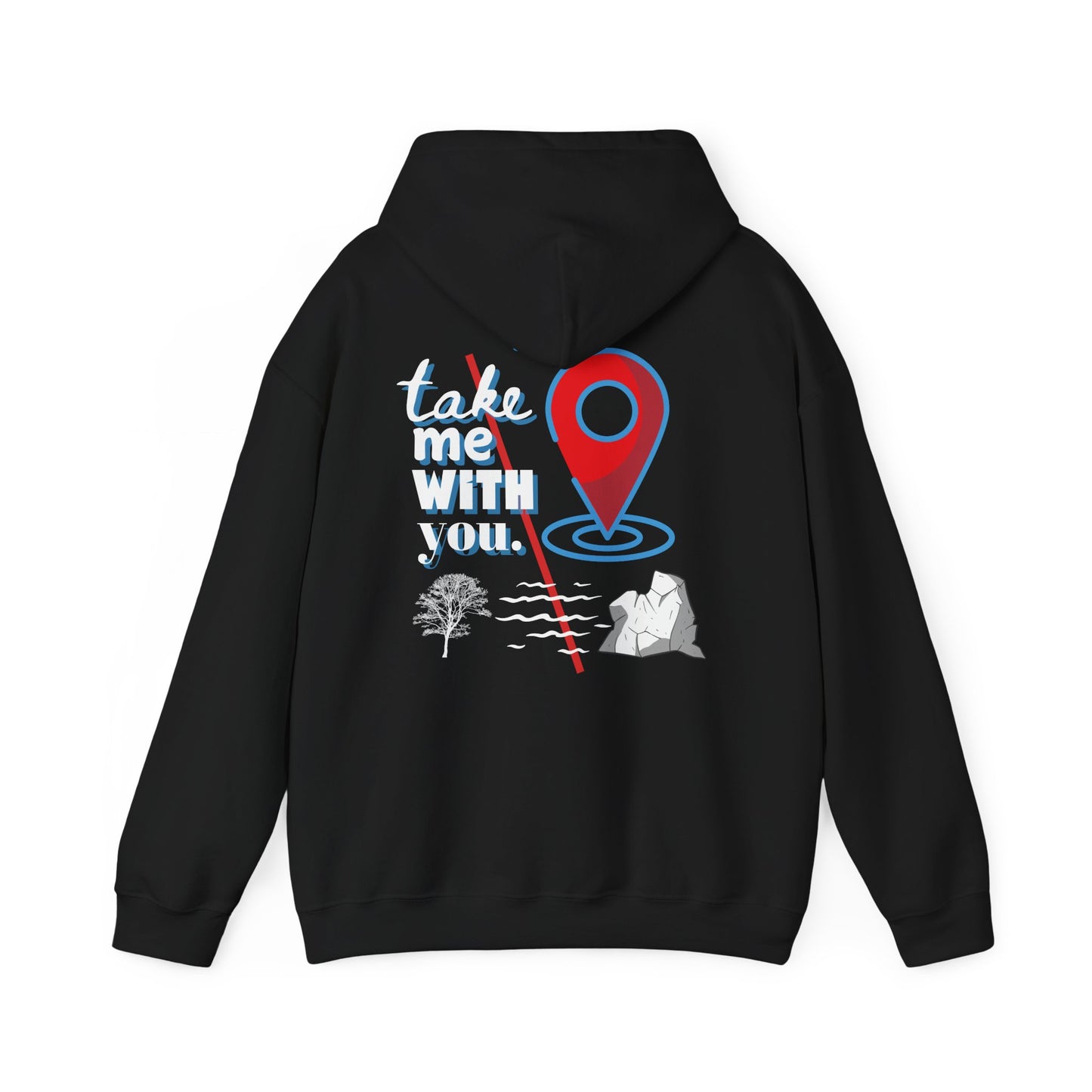 take me with you hoodie (black)