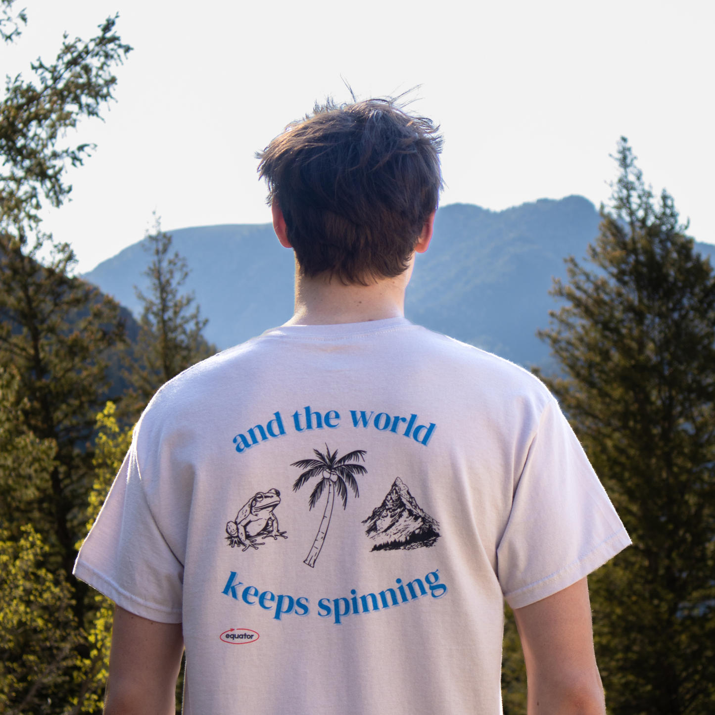 world spins t-shirt (LIMITED EDITION)
