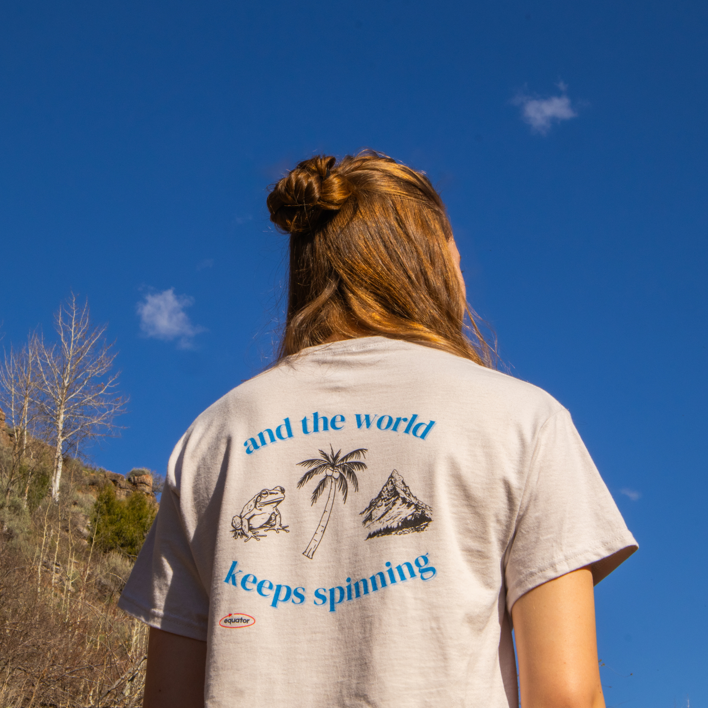 world spins t-shirt (LIMITED EDITION)