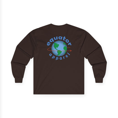 classic logo long sleeve (dark chocolate)