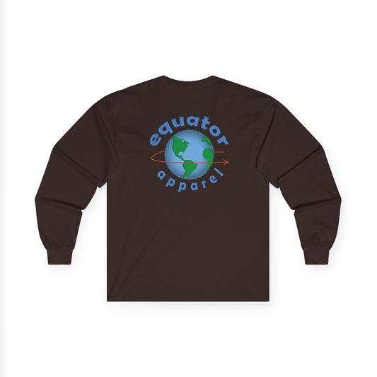 classic logo long sleeve (dark chocolate)