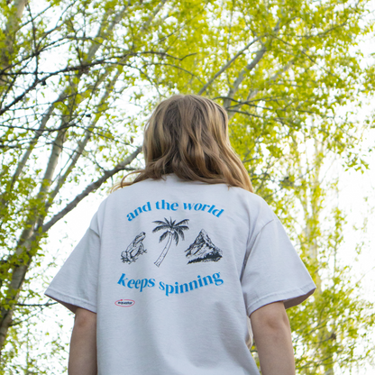 world spins t-shirt (LIMITED EDITION)