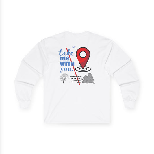 take me with you long sleeve (white)