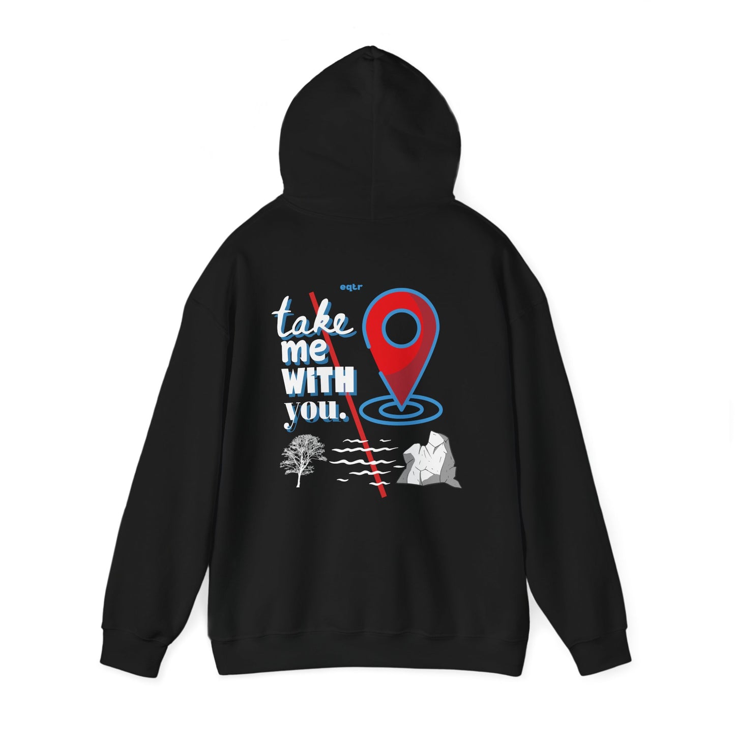take me with you hoodie (black)
