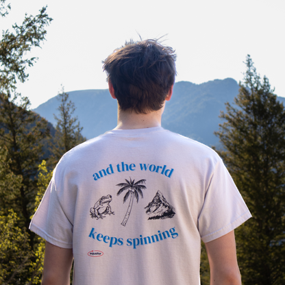 world spins t-shirt (LIMITED EDITION)