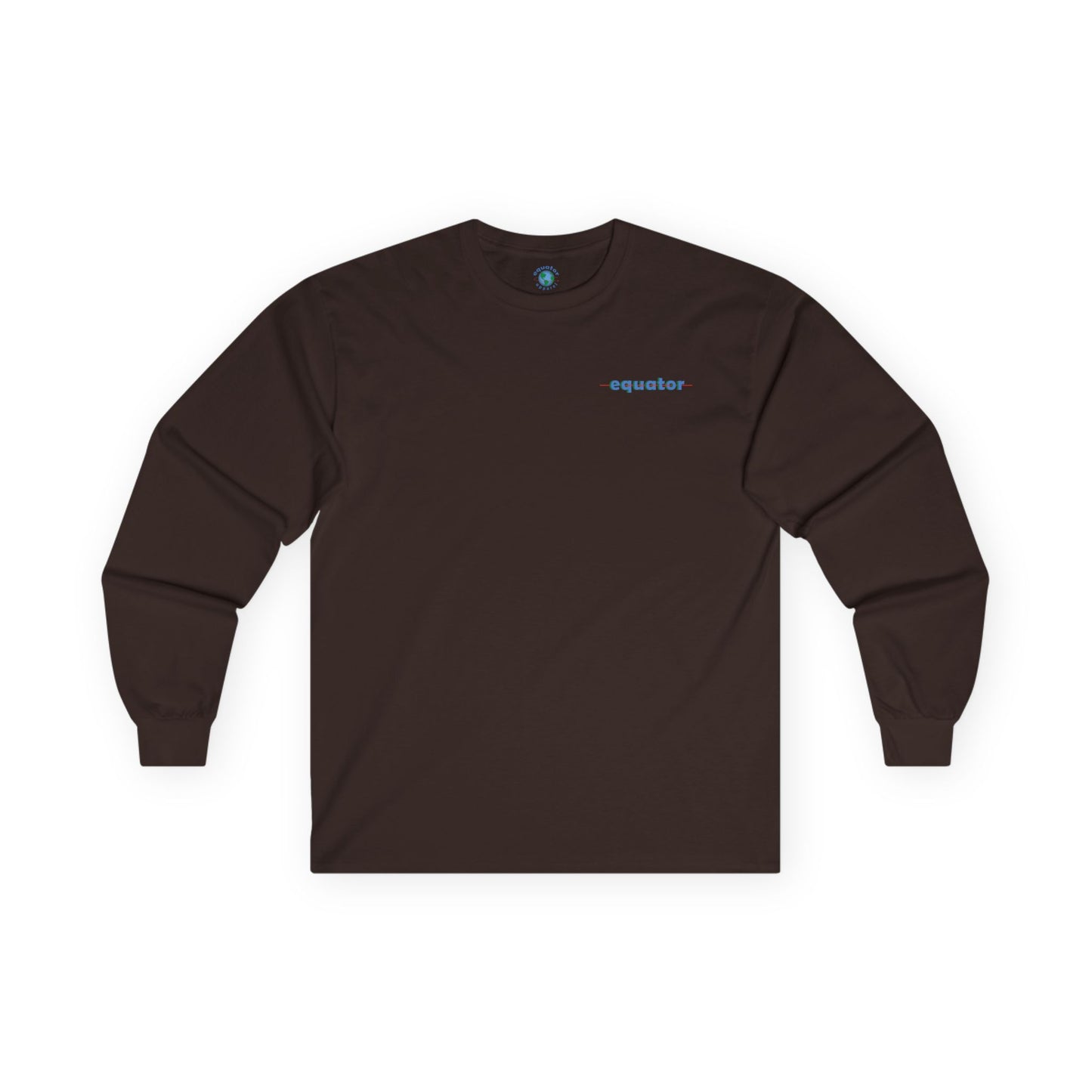 classic logo long sleeve (dark chocolate)