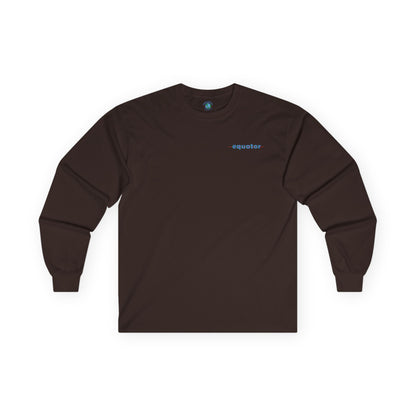 classic logo long sleeve (dark chocolate)