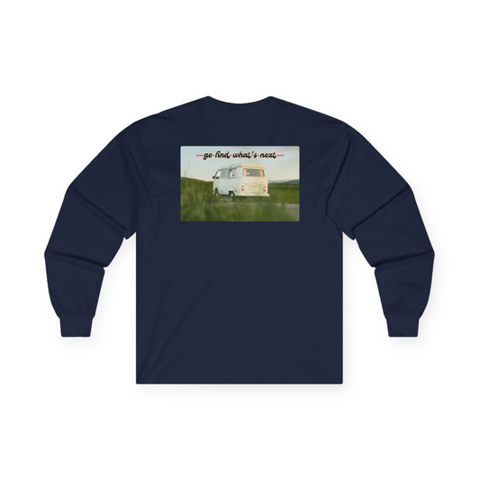 old camper long sleeve (navy blue)